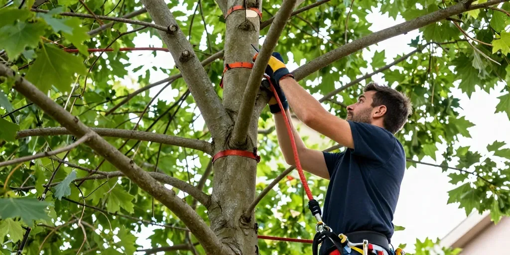 Comment tailler un arbre trop haut sans endommager sa structure : la méthode progressive que les élagueurs cachent